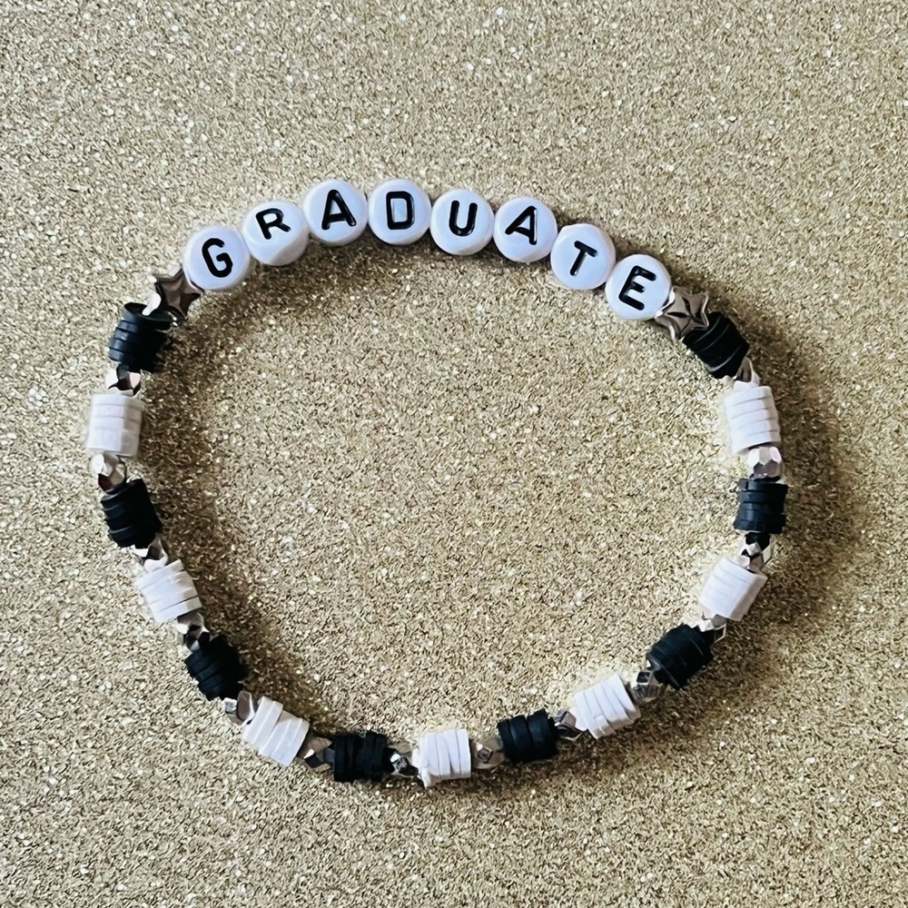 Graduate Beaded Bracelet